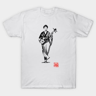 walking geisha T-Shirt